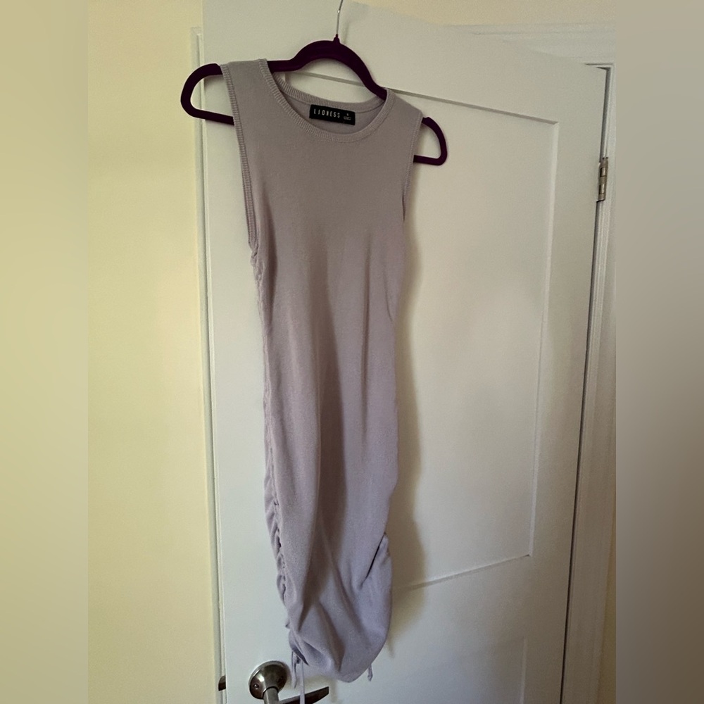 Lilac lioness military minds mini dress